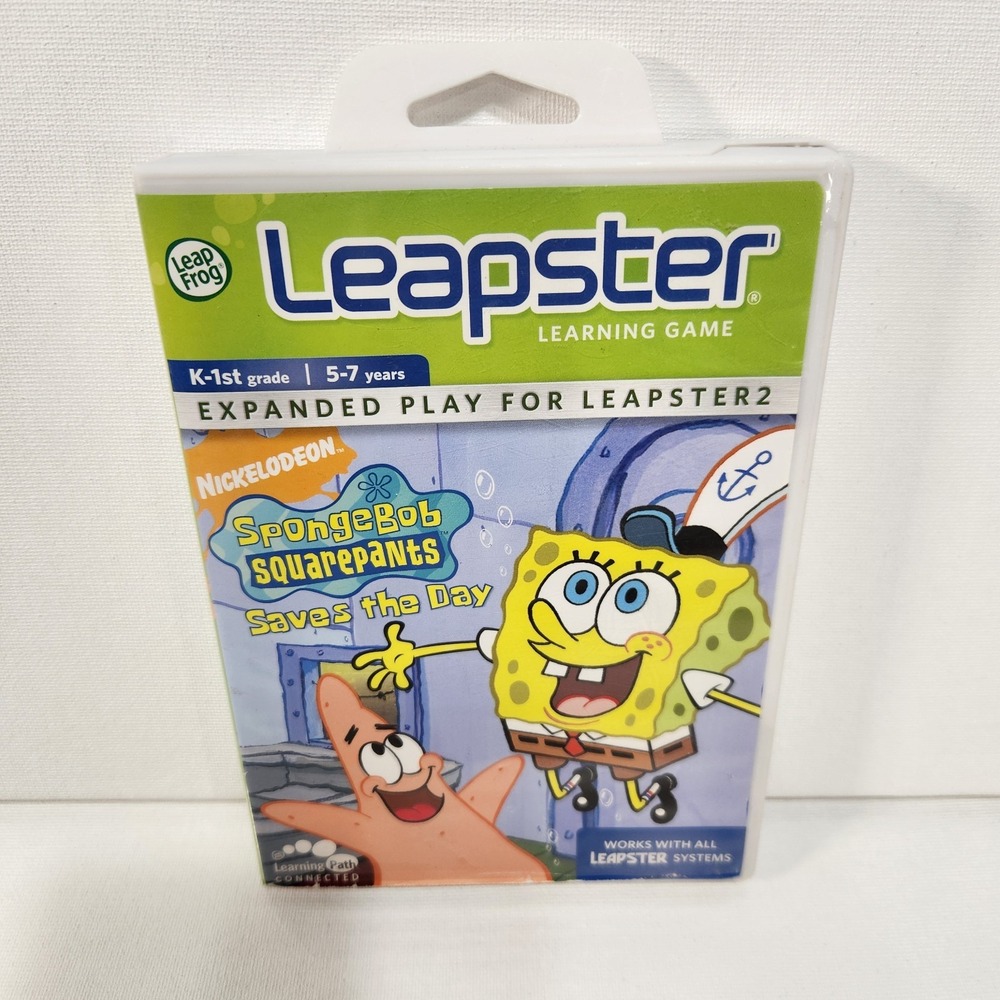 SpongeBob Squarepants Saves the Day Game (Leapster 2,‎ 2007) Complete